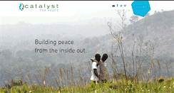 Desktop Screenshot of catalystforpeace.org